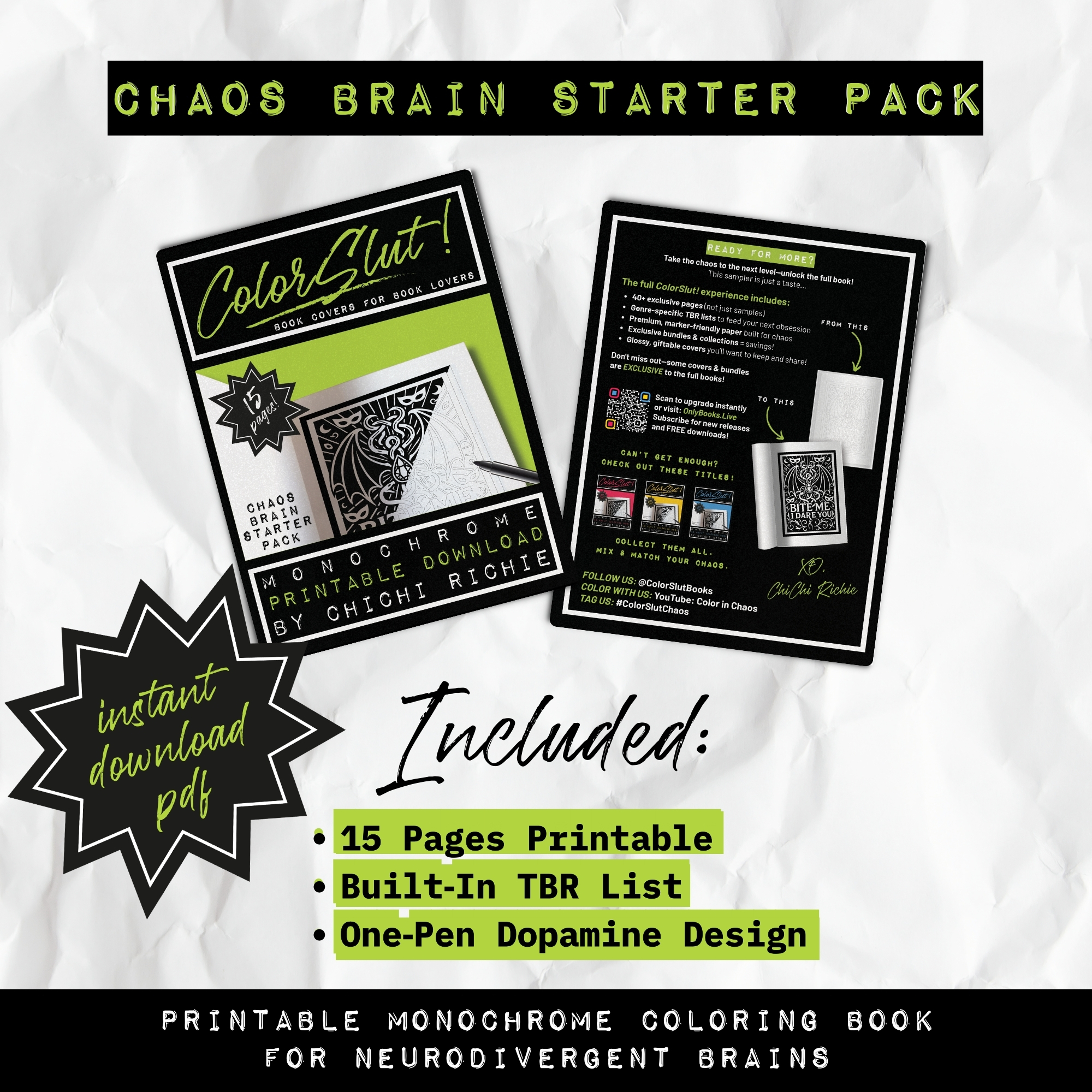 Instant Download - Chaos Brain Starter Pack