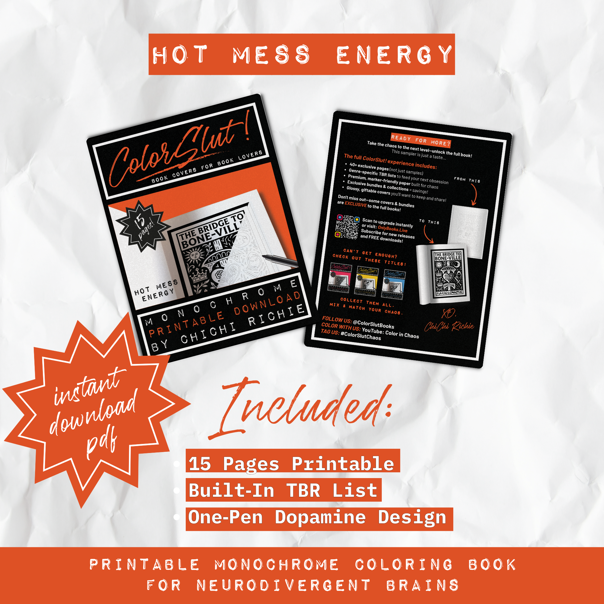 Instant Download - Hot Mess Energy