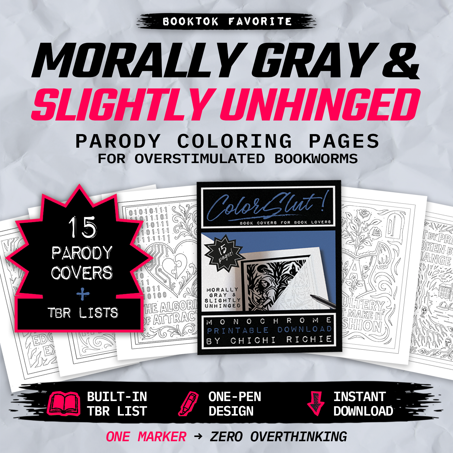Morally Gray & Slightly Unhinged cover